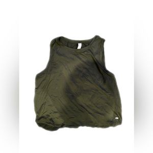 Olive green work out tank